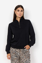 Load image into Gallery viewer, 26843 - Black Half-Zip Jumper - Soya Concept