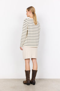 26846 - Striped Blouse - Cream - Soya Concept