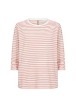 Load image into Gallery viewer, 26898 - Striped Long-Sleeve Top - Peach - Soya Concept