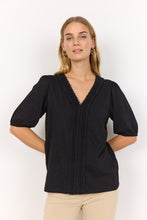 Load image into Gallery viewer, 26910 - V-Neck Blouse - Black - Soya Concept