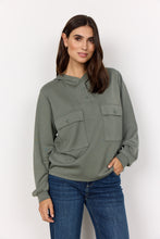 Load image into Gallery viewer, 41094 - Sweathshirt with Button Detail - Soya Concept