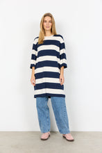 Load image into Gallery viewer, Over-Sized Stripped T-Shirt - SoyaConcept
