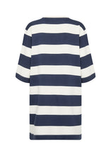 Load image into Gallery viewer, Over-Sized Stripped T-Shirt - SoyaConcept