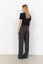 Load image into Gallery viewer, Black Straight Leg Textured Pants - Soya Concept