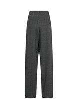 Load image into Gallery viewer, Black Straight Leg Textured Pants - Soya Concept