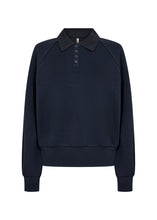 Load image into Gallery viewer, Navy Collared Blouse - Soya Concept