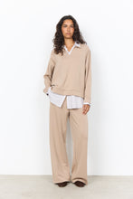 Load image into Gallery viewer, Camel Sweatshirt With Blouse - Soya Concept