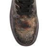 Load image into Gallery viewer, Justina Bronze Print Laced/Zip Ankle Boot- Heavenly Feet