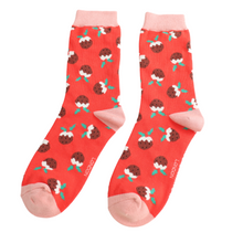 Load image into Gallery viewer, Miss Sparrow Christmas Socks
