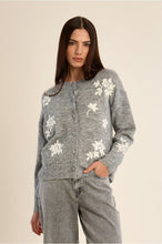 Load image into Gallery viewer, Ash Grey Knitted Cardigan - Molly Bracken