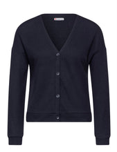 Load image into Gallery viewer, 321672- Knit Button Up Cardigan- Navy- Street One