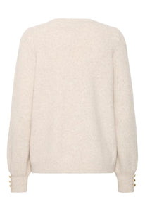 Jumper with Lace Detail on Neck - Fransa