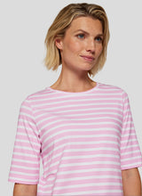 Load image into Gallery viewer, 122350 - Pink &amp; White Striped T-shirt- Rabe