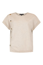 Load image into Gallery viewer, Beige Short Sleeve Knit- Sunday