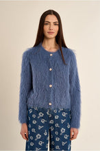 Load image into Gallery viewer, Denim Blue Knitted Cardigan - Molly Bracken