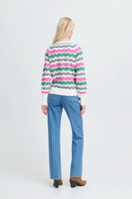 Load image into Gallery viewer, Pink/Green/White ZigZag Pullover - b.young