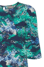 Load image into Gallery viewer, 3510- Floral Print Blouse- Blue - Fransa