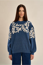 Load image into Gallery viewer, Denim Blue Knitted Sweater - Molly Bracken