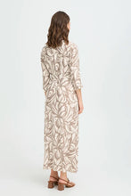 Load image into Gallery viewer, Brown Floral Pattern Dress - Fransa