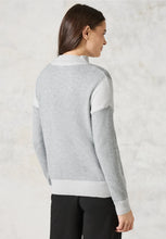 Load image into Gallery viewer, 302951- Silver Grey Knit 1/2 Zip Jumper - Cecil