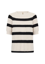 Load image into Gallery viewer, 33626 - Striped Top - Black - Soya Concept