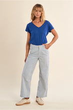 Load image into Gallery viewer, Light Blue Stripe Pants - Molly Bracken