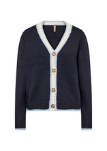Load image into Gallery viewer, Navy/ Blue Cardigan - Soya Concept