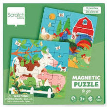 Load image into Gallery viewer, Magnetic Farm Puzzle Book