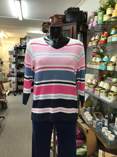 121601 - Strip Print Pullover - Rabe