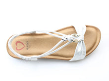Load image into Gallery viewer, Chime - Silver Sandals - Heavenly Feet