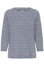 Load image into Gallery viewer, Navy Check Top - Fransa