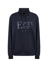 Load image into Gallery viewer, Navy Banu Sweatshirt - Soya Concept