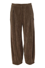 Load image into Gallery viewer, Army Green Soft Cord Trouser With Binding Hemline - Naya