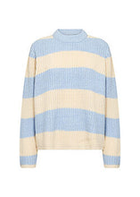 Load image into Gallery viewer, Sky Blue Stripe Knit Jumper - Soya Concept