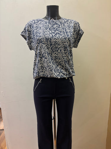 0634 - T-Shirt - Navy - Fransa