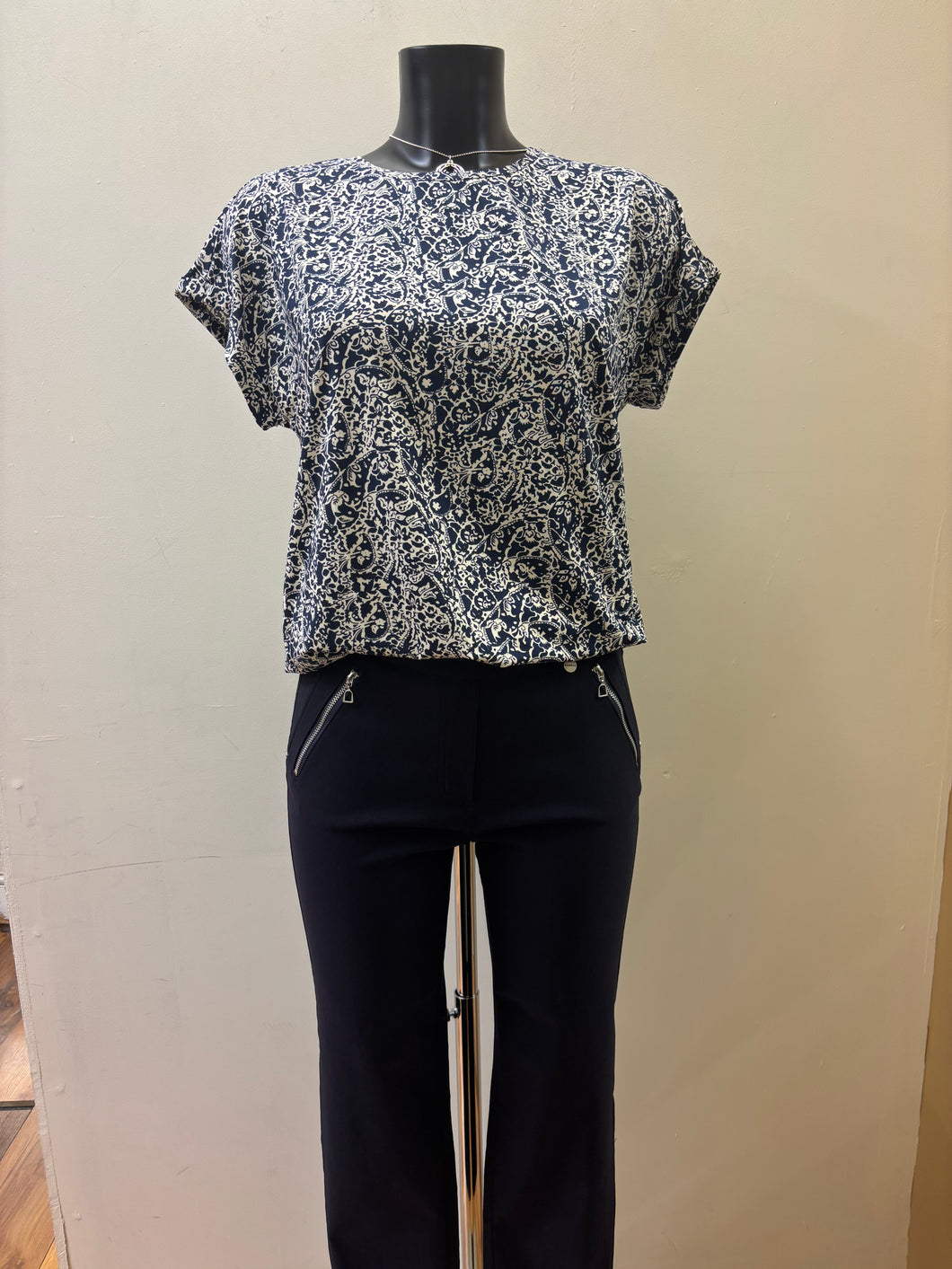 0634 - T-Shirt - Navy - Fransa