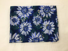 Load image into Gallery viewer, Winter Flowers Navy  Scarf - Zelly
