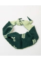 Load image into Gallery viewer, Lime &amp; Forrest Green Pattern Knit Bandana - Surkana