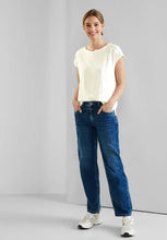 Load image into Gallery viewer, 319579- Street One Off-White Lace Shoulder Sleeveless top