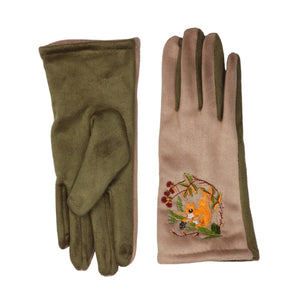 Embroidered Gloves - Zelly