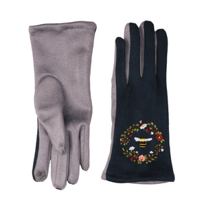 Embroidered Gloves - Zelly