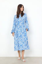 Load image into Gallery viewer, 40542- Blue Doha Print Dress - Soya Concept