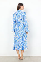 Load image into Gallery viewer, 40542- Blue Doha Print Dress - Soya Concept