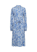 Load image into Gallery viewer, 40542- Blue Doha Print Dress - Soya Concept