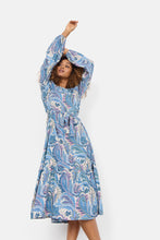 Load image into Gallery viewer, 40551- Blue Print Donia Dress -Soya Concept