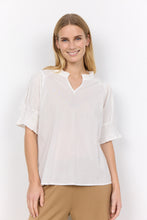 Load image into Gallery viewer, 40743- Lace Cotton Blouse- White- Soya Concept