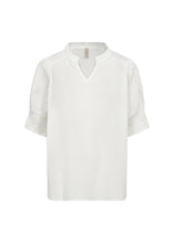 Load image into Gallery viewer, 40743- Lace Cotton Blouse- White- Soya Concept