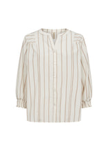 Load image into Gallery viewer, 40768 - Cuffed Sleeve Stripped Blouse- Soya Concept