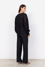 Load image into Gallery viewer, 40813- Long Balloon Sleeve Blouse- Black- Soya Concept