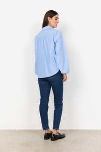 40975 - Blue Blouse with Buttons - Soya Concept